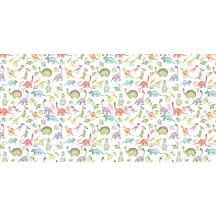 Papier Peint Panoramique Dinosaures Pastel