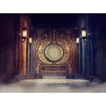 Papier Peint Panoramique Steampunk Horloge