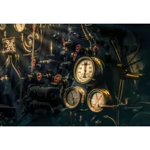 Papier Peint Panoramique Manomètres Tuyaux