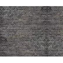 Papier peint Panoramique Briques grises