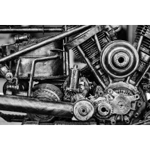 Papier Peint Panoramique Moteur Moto Vintage