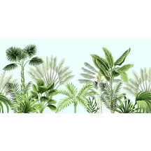 Papier peint Panoramique Arbres Tropicaux