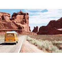 Papier Peint Panoramique Désert Van Combi