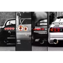 Papier Peint Panoramique Voiture JDM Feu Arrière