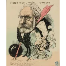 Papier Peint Panoramique Estampe 19e siècle Faustin - Victor Hugo