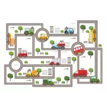 Papier Peint Panoramique Circuit Enfant