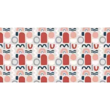 Papier Peint Panoramique Motifs Arrondis