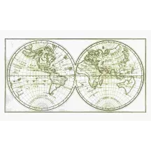 Papier Peint Panoramique Mappemonde Ancienne