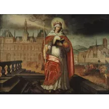 Papier Peint Panoramique Peinture 17e siècle - Sainte Geneviève