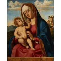 Papier Peint Panoramique Peinture 15e siècle Giovanni-Battista - Vierge à l'Enfant