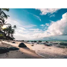 Papier Peint Panoramique Plage Paradisiaque
