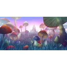 Papier Peint Panoramique Féérique Paysage Château