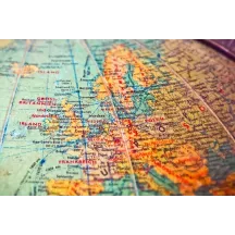 Papier Peint Panoramique Map Monde