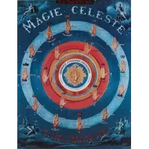 Papier Peint Panoramique Estampe 19e siècle - Jeu de Chiromancie