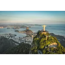Papier Peint Panoramique Brésil Rio de Janeiro Statue du Christ