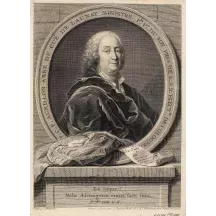 Papier Peint Panoramique Gravure 18e siècle - Aunillon Abbé du Gué de Launay