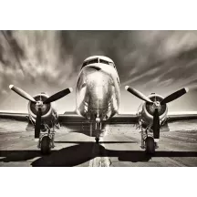 Papier Peint Panoramique Avion Vintage
