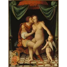 Papier Peint Panoramique Peinture 16e siècle Bernardino Lanino - Mars et Vénus