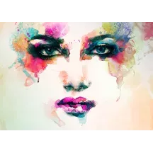 Papier Peint Panoramique Art Visage