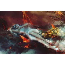 Papier Peint Panoramique Pinup Sexy Enfer