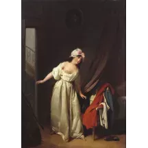 Papier Peint Panoramique Peinture 18e siècle Léopold Boilly - Le Doux Réveil