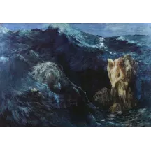 Papier Peint Panoramique Peinture 19e siècle Ary Renan - Charybde et Scylla