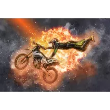 Papier Peint Panoramique Moto MX Cross