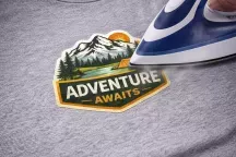 Sticker textile personnalisé thermocollant