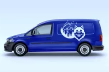 Sticker Van Life Loup