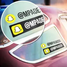 Sticker Snapchat Couleur personnalisé