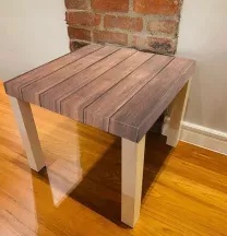 Sticker Table IKEA LACK Bois