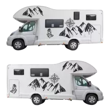 Stickers Camping Car Kit Boussoles