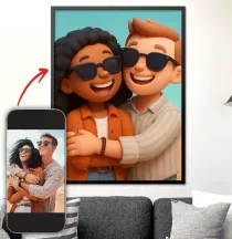 Portrait photo 3D personnalisé