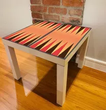 Sticker Table IKEA LACK Backgammon