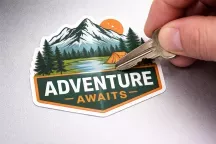 Sticker personnalisé anti-rayures