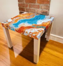 Sticker Table IKEA LACK Effet Marbre couleur design