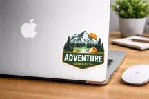 Sticker personnalisé pour ordinateur