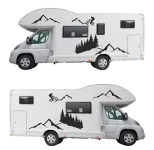 Stickers Camping Car Kit Montagne vélo
