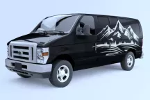 Sticker Van Life Montagne 3