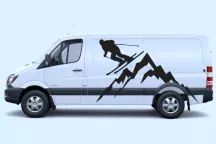 Sticker Van Life Ski