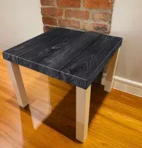 Sticker Table IKEA LACK Bois foncé