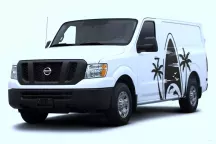 Sticker Van Life Planche de surf Paysage