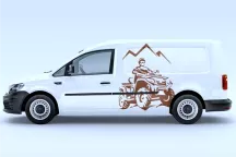 Sticker Van Life Quad