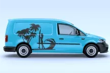 Sticker Van Life Surfeur 2