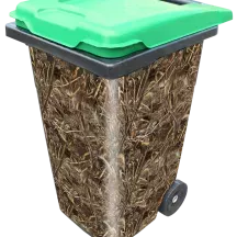 Sticker poubelle personnalisée camouflage