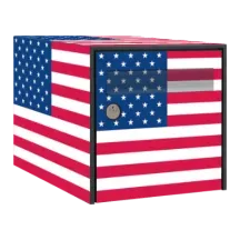 Sticker boîte aux lettres personnalisé Drapeau USA
