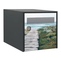 Sticker boîte aux lettres personnalisé Côte d'Azur