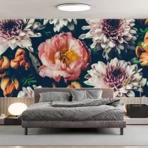 Papier Peint Panoramique Fleurs Vintage 2