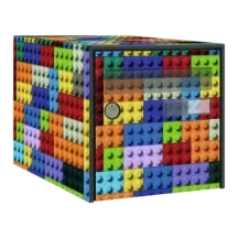 Sticker boîte aux lettres personnalisé Brique 1