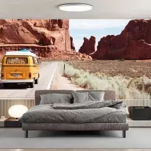 Papier Peint Panoramique Désert Van Combi